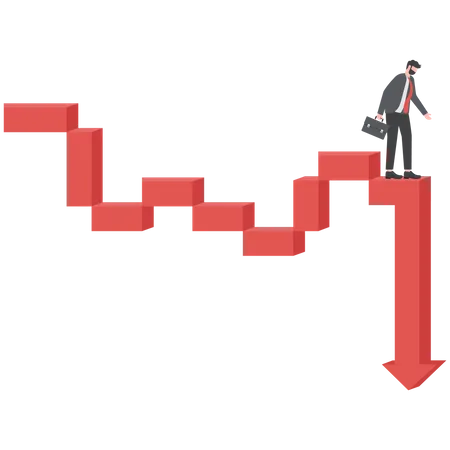 Crise boursière  Illustration