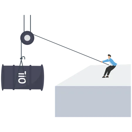 Crise petrolifera  Ilustração