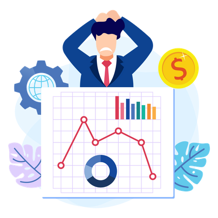 Crise économique  Illustration