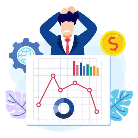 Crise économique  Illustration