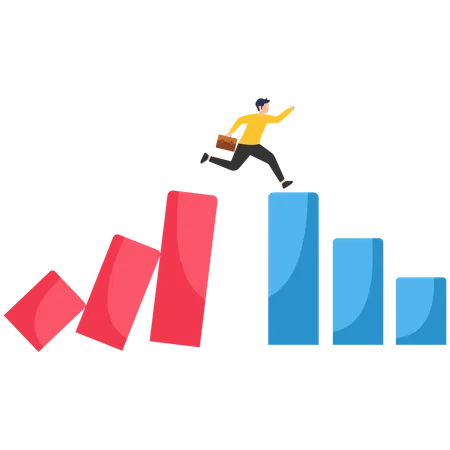 Crise financeira de investimento  Ilustração