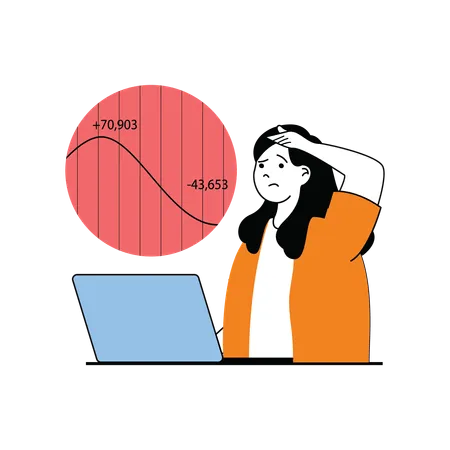 Investissement de crise financière  Illustration