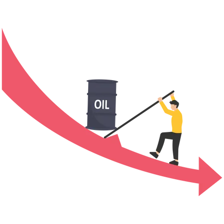 Crisis del precio del petróleo  Ilustración