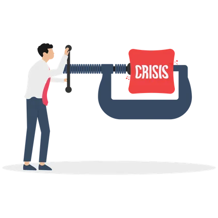 Crisis management  Illustration