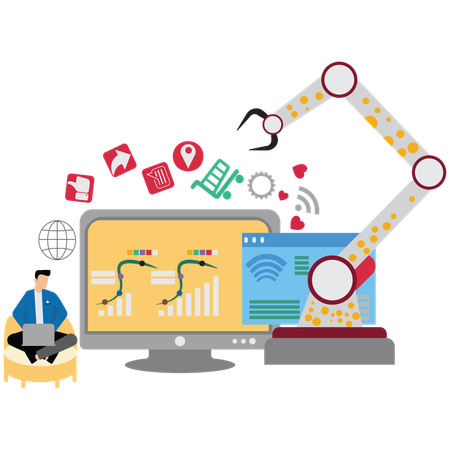 CRM  イラスト