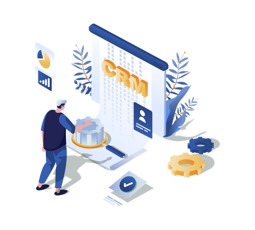 CRM  Illustration