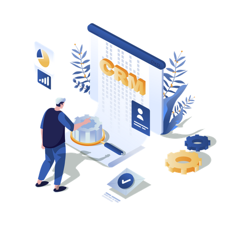 CRM  Illustration