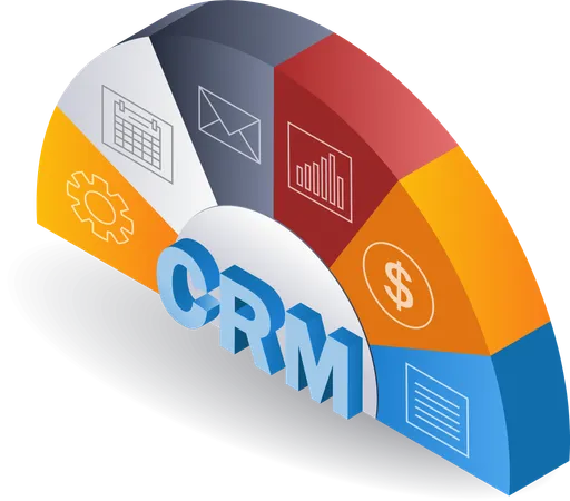 Crm System  Illustration