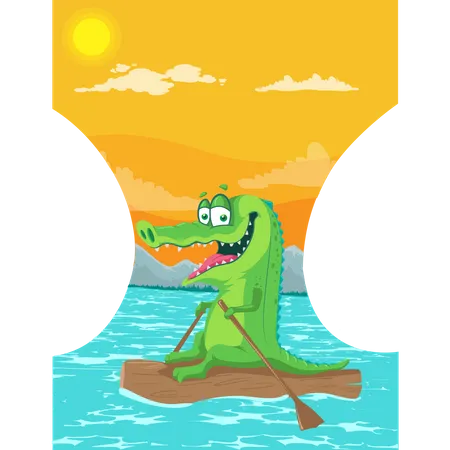 Crocodile  Illustration