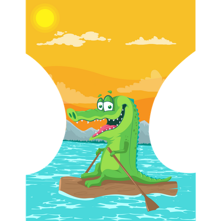 Crocodilo  Ilustração