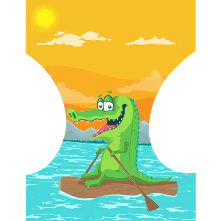 Crocodilo  Ilustração