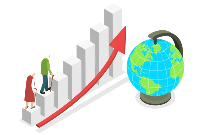 Croissance de la population mondiale  Illustration