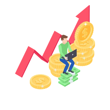 Croissance des entreprises  Illustration