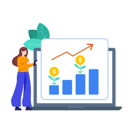 Croissance des entreprises  Illustration