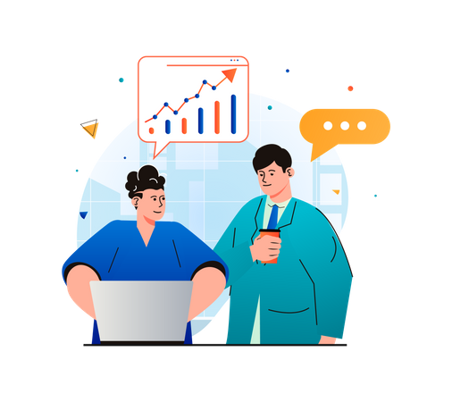Croissance des entreprises  Illustration