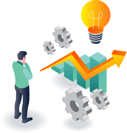 Croissance des entreprises  Illustration