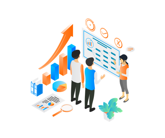 Croissance des entreprises  Illustration