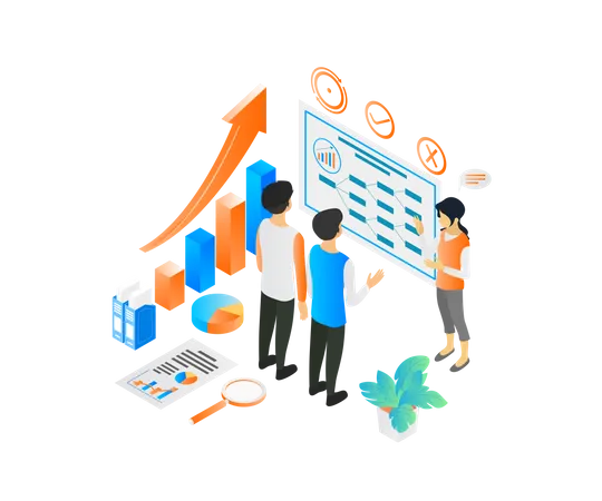 Croissance des entreprises  Illustration