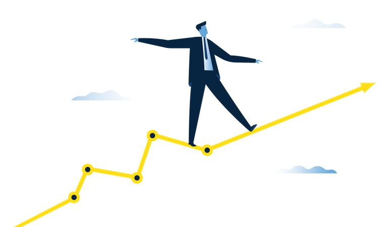 Croissance des entreprises  Illustration