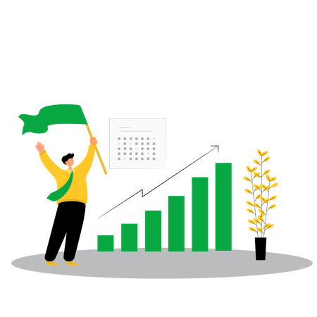 Croissance des entreprises  Illustration