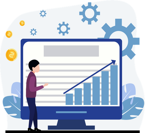 Croissance des entreprises  Illustration