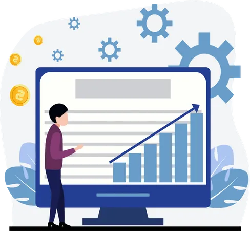 Croissance des entreprises  Illustration