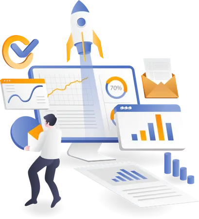 Croissance des investissements des entreprises  Illustration