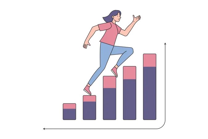 La croissance du marché  Illustration