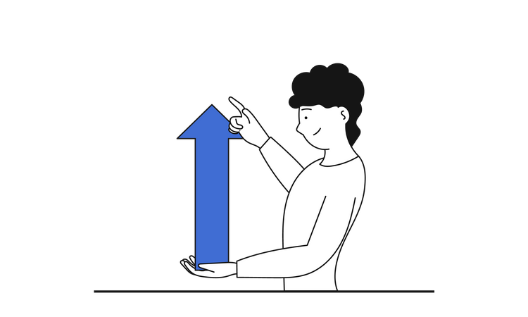 Croissance et analyse de l'entreprise  Illustration