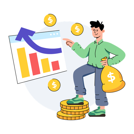 Croissance financière  Illustration