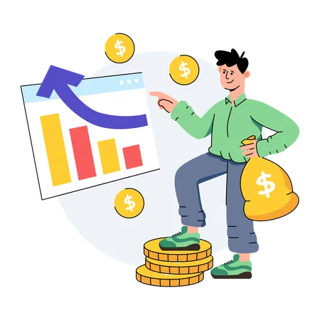 Croissance financière  Illustration