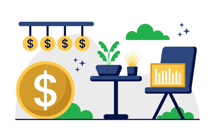 Croissance financière  Illustration