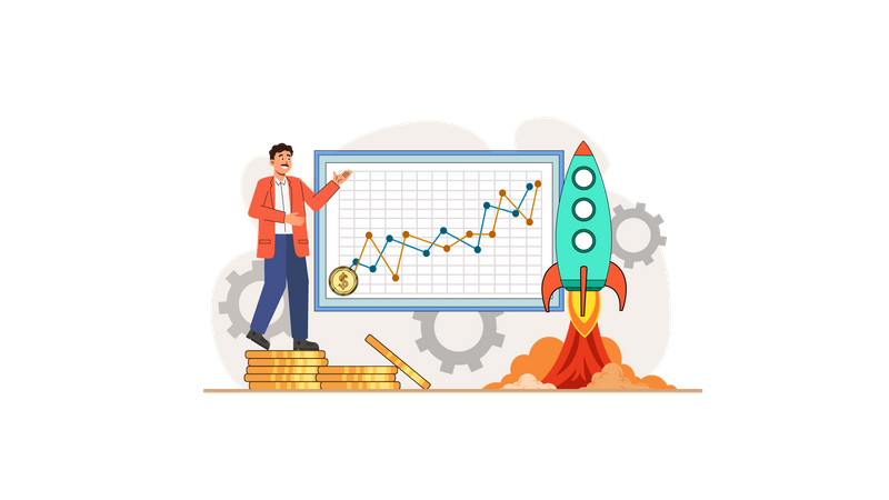 Croissance financière  Illustration