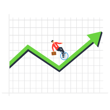 Croissance financière  Illustration