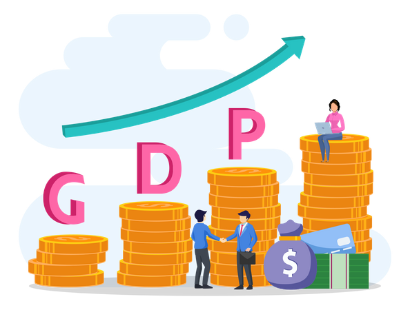 La croissance du PIB  Illustration