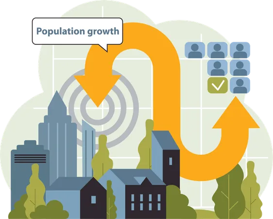 Croissance démographique  Illustration