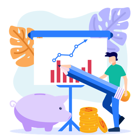 Présentation de la croissance  Illustration