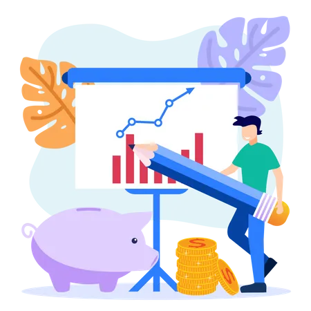 Présentation de la croissance  Illustration