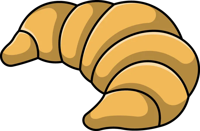 Croissant Breed  Illustration