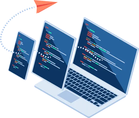 Cross Platform Development  Illustration