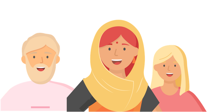 Crowd Community  Illustration