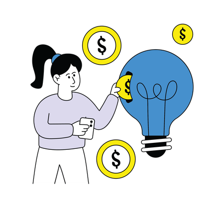 Crowd Funding  Illustration