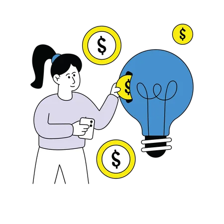 Crowd Funding  Illustration