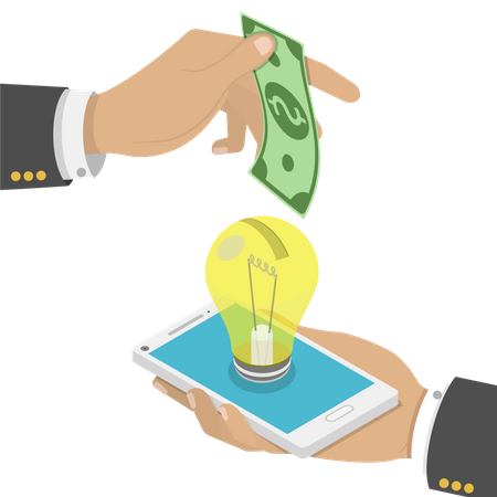 Crowdfunding idea  일러스트레이션