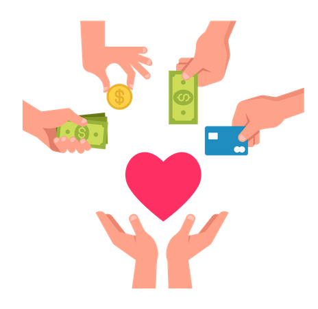 Crowdfunding  Illustration