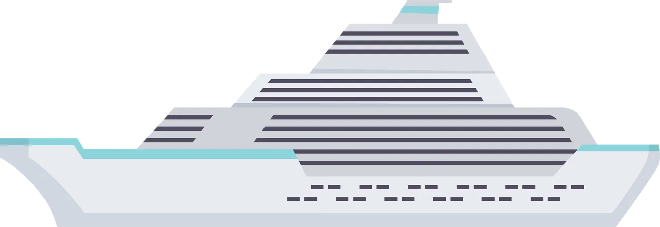 Cruise Boat  Illustration