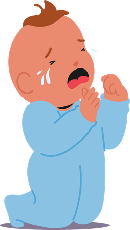 Crying Baby  Illustration