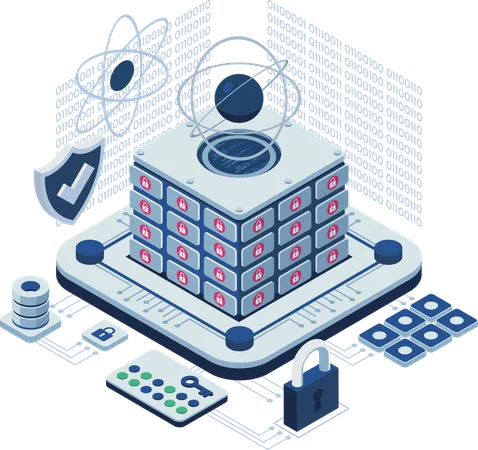 Cryptage résistant aux quanta  Illustration