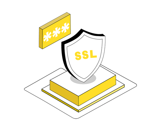 Sécurité du cryptage SSL  Illustration