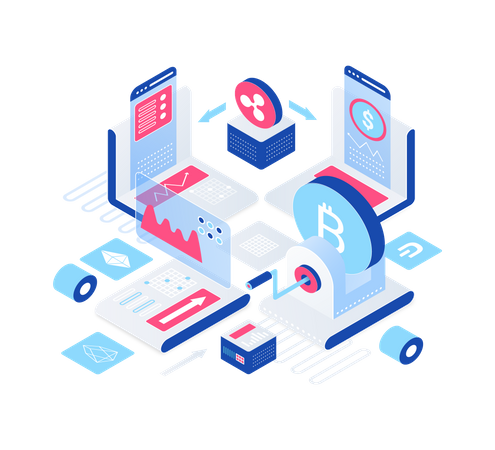 Crypto analysis  Illustration